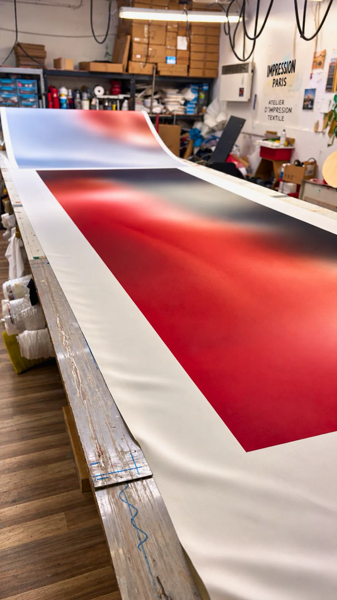 Impression textile par sublimation en grand format